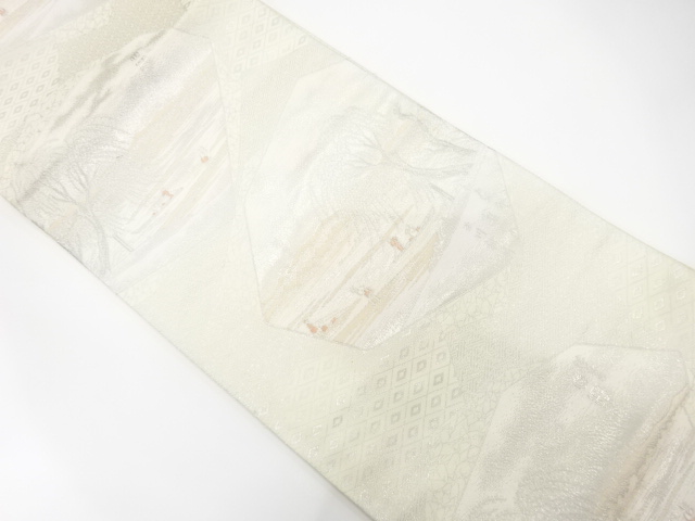 JAPANESE FUKURO OBI / WOVEN STONE PAVEMENT